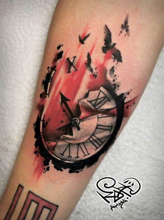 Tattoo • значение тату: часы