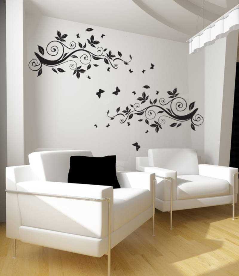 Креативная покраска стен c фото — 100 новых идей
