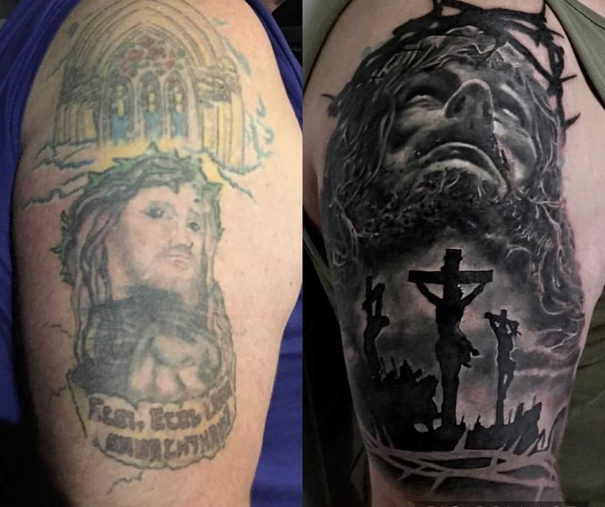 Наколки иисуса христа: символика или оскорбление? - tat-pic.ru