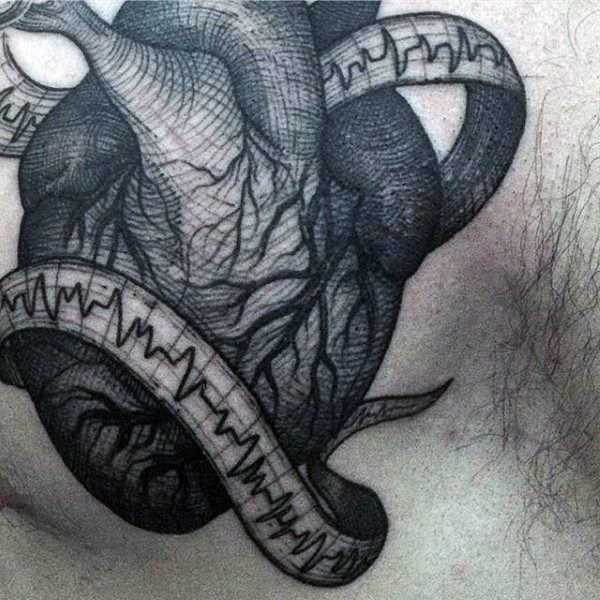 Tattoo • подборка татуировок на тему: сердце (71 фото)