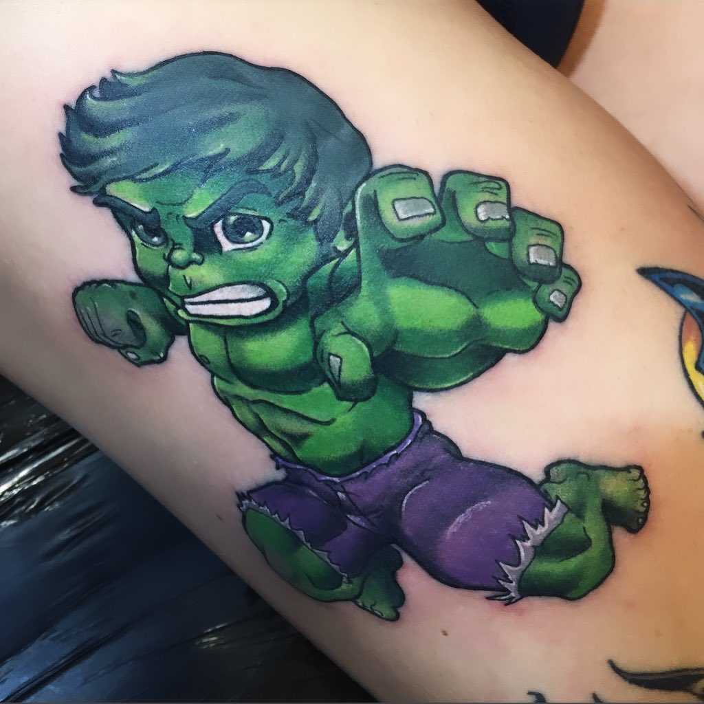 Incredible hulk face tattoo designs - 100 incredible hulk tattoos for men | rosaiskara