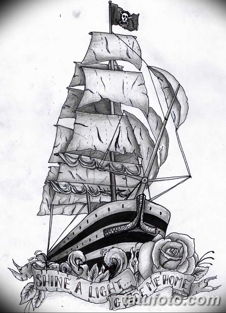 Tattoo • значение тату: корабль, парусник