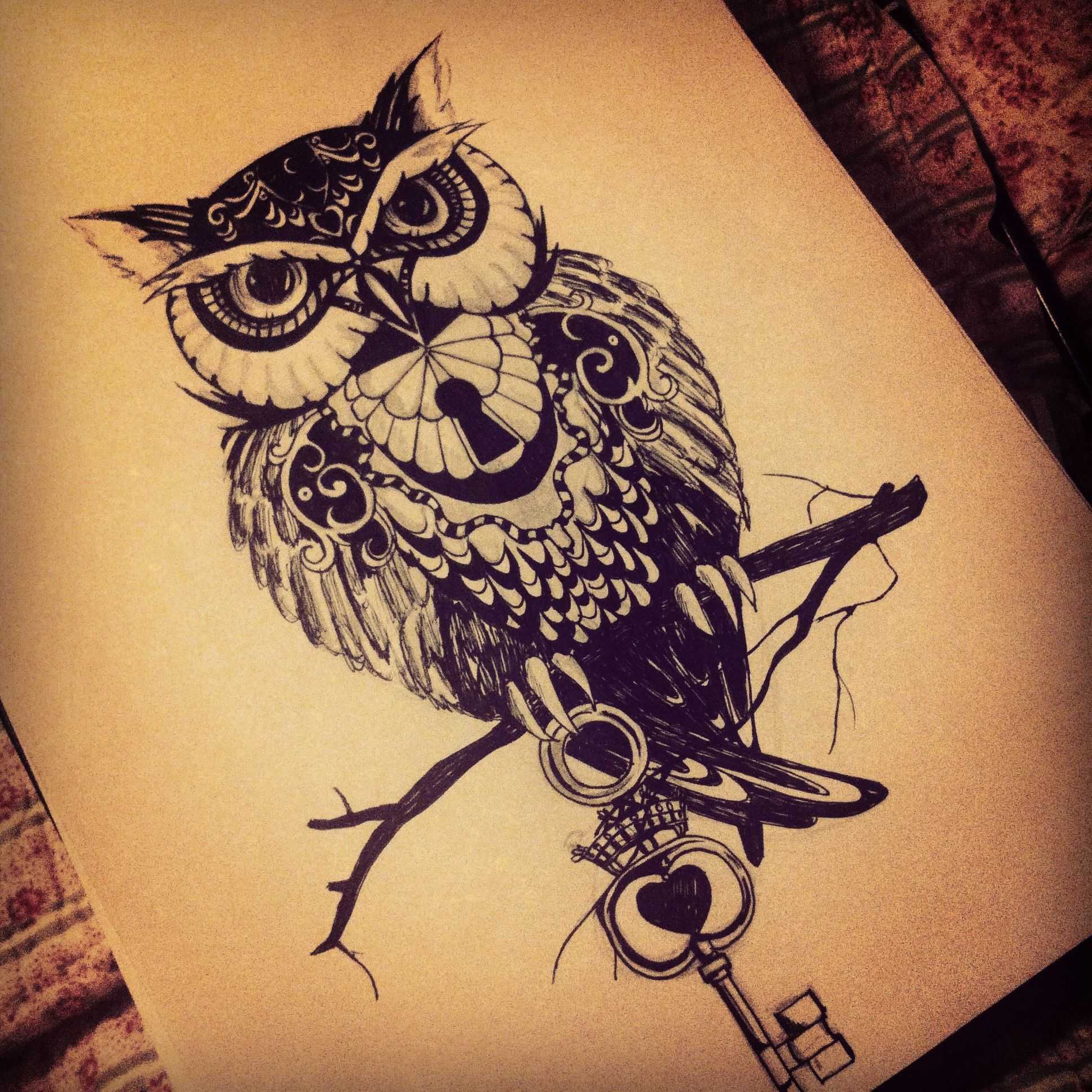Тату сова - значение и эскизы татуировки с совой | tattoo-ideas.ru