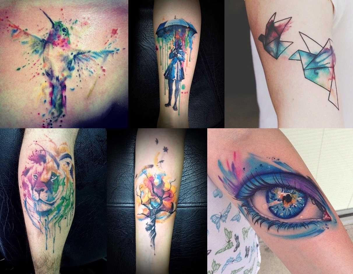 Tattoo • тату стиль акварель
