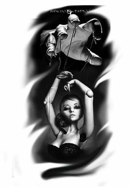 Tattoo • значение тату: марионетка