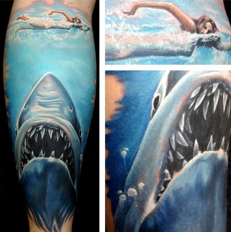 Татуировки с ракушками, морское вдохновение