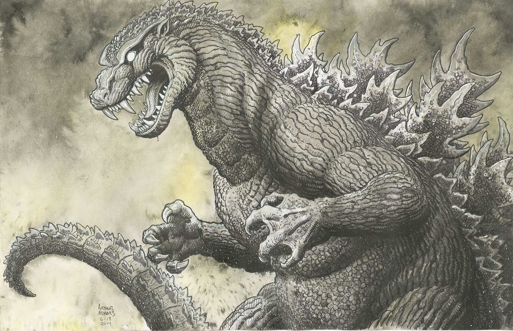 30 best godzilla tattoo ideas 