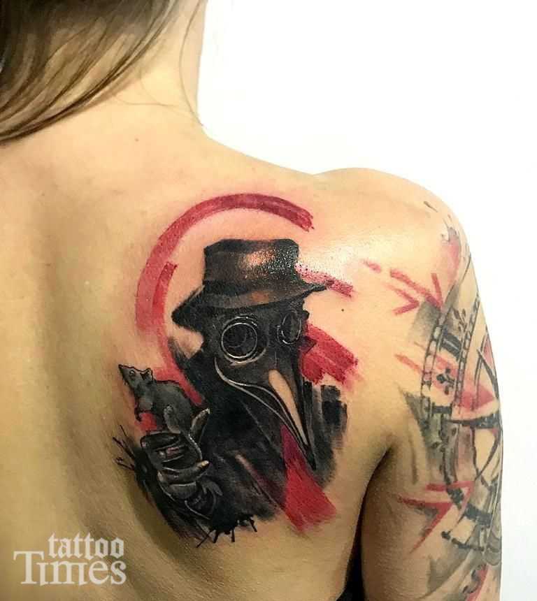 Tattoo • значение тату: чумной доктор и его зловещий вид