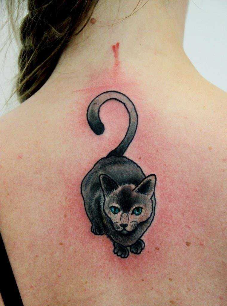 Значение тату черный кот