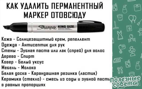 Как удалить перманентный маркер с ткани - wikihow
