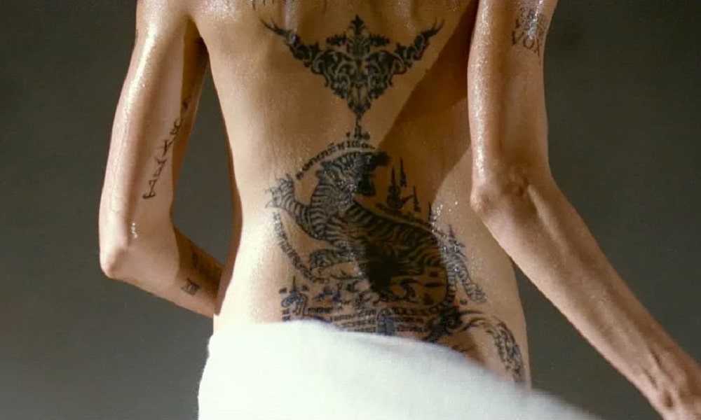Татуировки анджелины джоли | funtattoo.ru