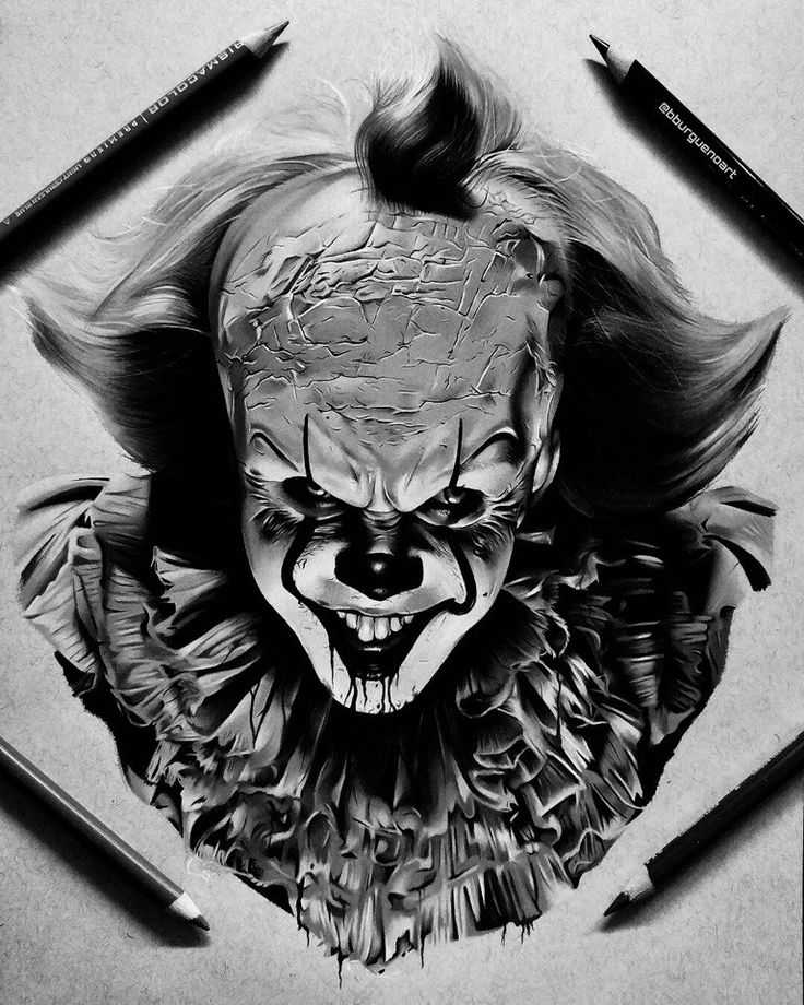 25 thrilling pennywise tattoos for horror movie freaks!