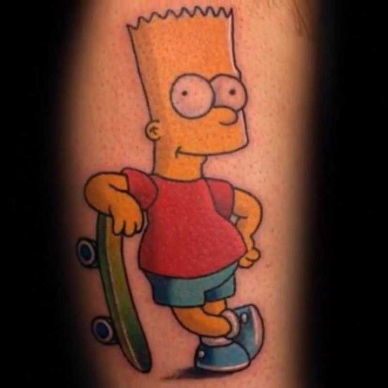Homer simpson tattoo meaning, design & ideas