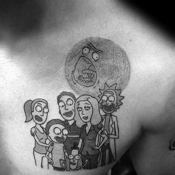 Explore 11 rick and morty tattoo ideas for die-hard fans tattoo like the pros -