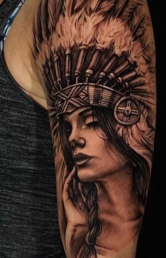 Tattoo • значение тату: индеец
