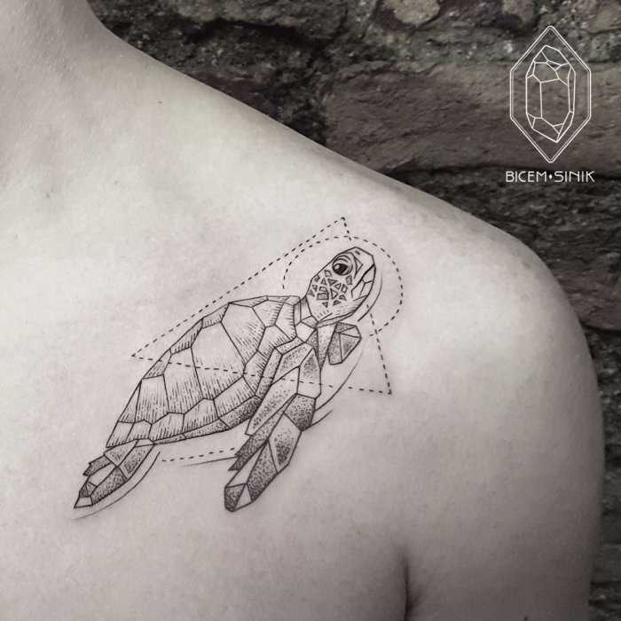 Tattoo • значение тату: черепаха и черепашка
