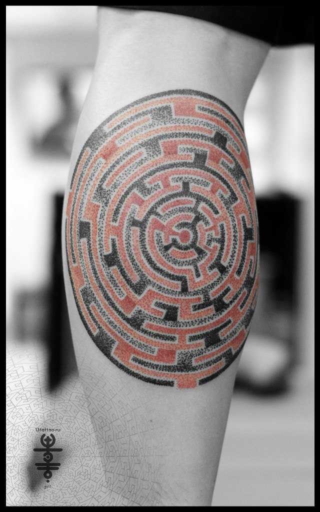 Maze tattoo (большое количество фотографий) - inkedink.ru